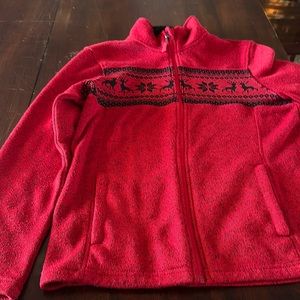 Zip up Christmas sweater with pockets